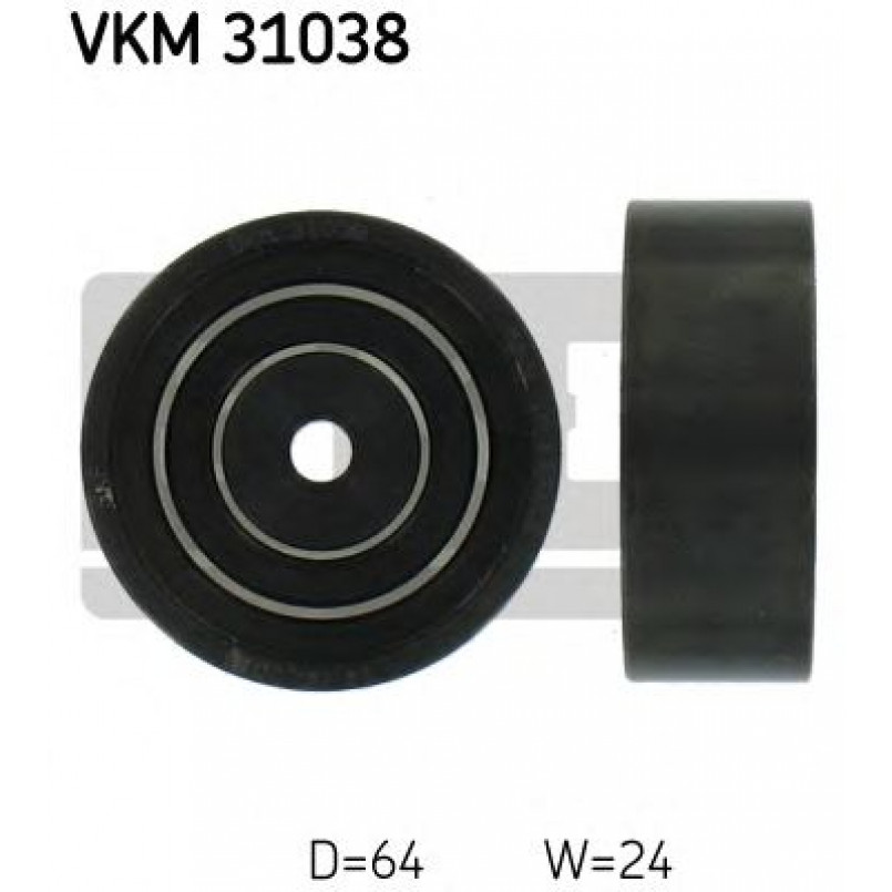 VKM 31038 SKF Ролик модуля натягувача ременя